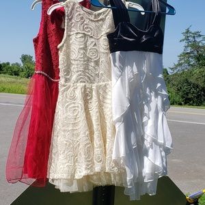 3 girls size 6-8 dresses